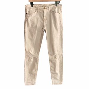 Current/Elliott Stiletto Chance of Rain Harbor Destroy Distressed Jeans sz 29